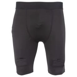 MonkeySports Junior Compression Jock Shorts W/ Cup -Goaliemonkey® monkeysports jock compression shorts cup jr inset1