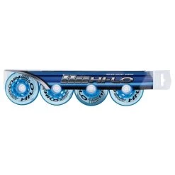 Mission Hi-Lo Court Indoor Soft 76A Roller Hockey Wheel - Blue - 4 Pack -Goaliemonkey® ms1458849 1 3