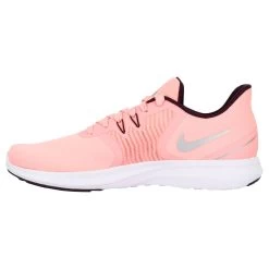 Nike In-Season TR 8 Women's Training Shoes - Pink/Metallic Silver/Burgundy Ash -Goaliemonkey® nike footwear womens in season tr 8 pink silver burgundy inset1